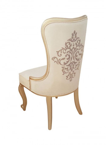 Kendall Dining Chair Beige/Brown 54x57x108cm