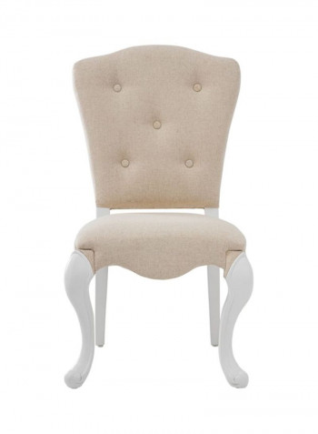 New Louis Chair Beige/White 60x60x105centimeter