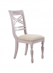 Jessica Wooden Chair Beige 55x47x100centimeter