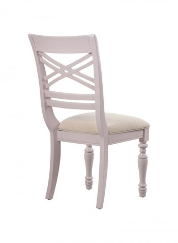 Jessica Wooden Chair Beige 55x47x100centimeter