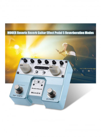 Reverie Reverb Guitar Effect Pedal 5 Enhancing Effects with Two Footswitch