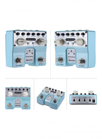 Reverie Reverb Guitar Effect Pedal 5 Enhancing Effects with Two Footswitch