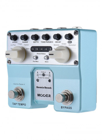 Reverie Reverb Guitar Effect Pedal 5 Enhancing Effects with Two Footswitch