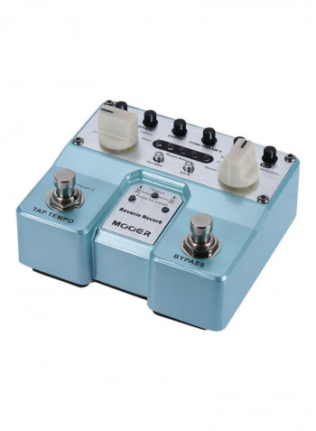 Reverie Reverb Guitar Effect Pedal 5 Enhancing Effects with Two Footswitch