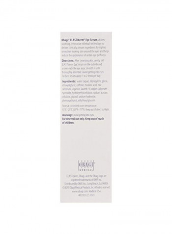 Elastiderm Eye Serum 0.47ounce