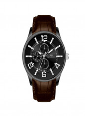 Men's Ajax Series Leather Analog Watch W1814GBB070C