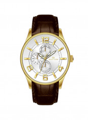 Men's Ajax Series Leather Analog Watch W1814GGP070F
