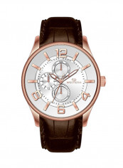 Men's Ajax Series Leather Analog Watch W1814GPPB070A