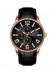 Men's Ajax Series Leather Analog Watch W1814GPP070C
