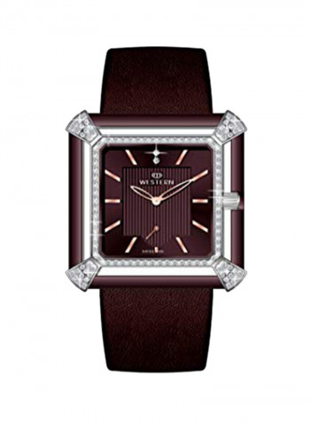 Women's Leather Analog Watch W8110LRS140Q