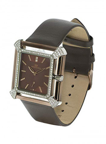 Women's Leather Analog Watch W8110LRS140Q