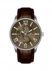 Men's Ajax Series Leather Analog Watch W1814GST070Q