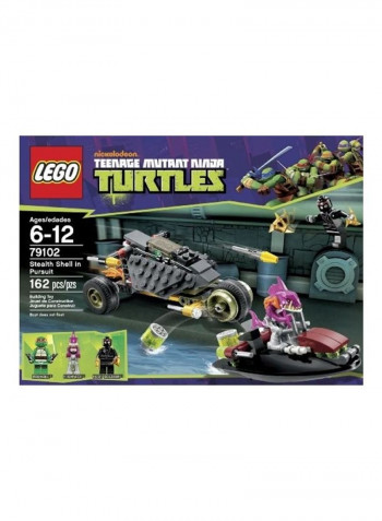 162-Piece Ninja Turtles Stealth Shell In Pursuit Building Set