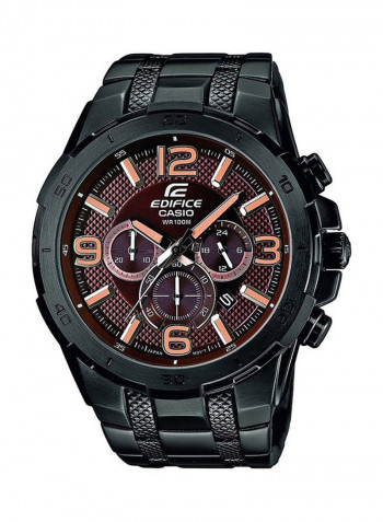 Men's Stainless Steel Chronograph Watch EFR-538BK-5AVUEF