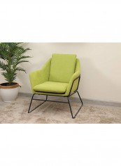 Single Seater Harmonia Sofa Green/Black 74x65x74cm