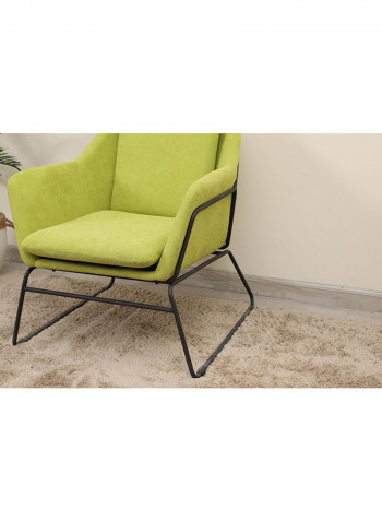 Single Seater Harmonia Sofa Green/Black 74x65x74cm