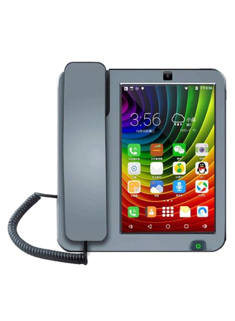 2500 mAh Wireless Smart Landline Video Phone Grey
