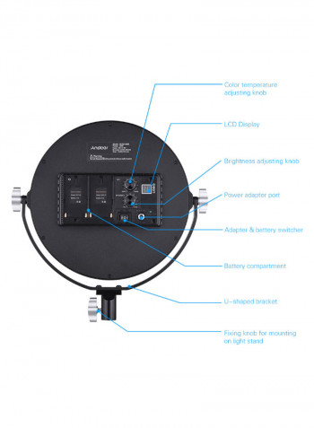OLED-260S Dimmable LED Video Light Multicolour