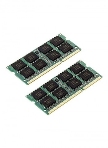 2-Piece DDR3L RAM 8GB Green/Black/Gold