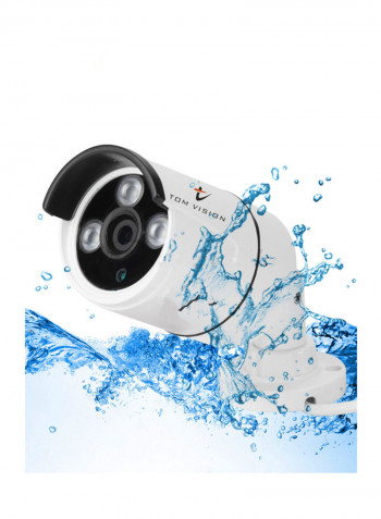 4-Channel Wi-Fi 2MP Security Surveillance Camera Kit IP Camera-Day/Night vision Bullet