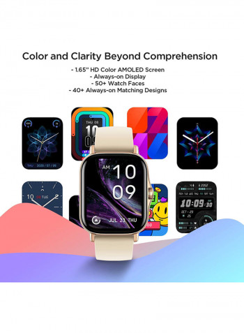 GTS 2 Smartwatch With Alexa Built-In Desert Gold