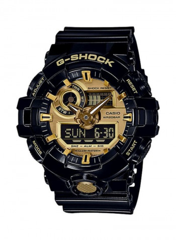 Men's Water Resistant Analog/Digital Watch GA-710GB-1ADR