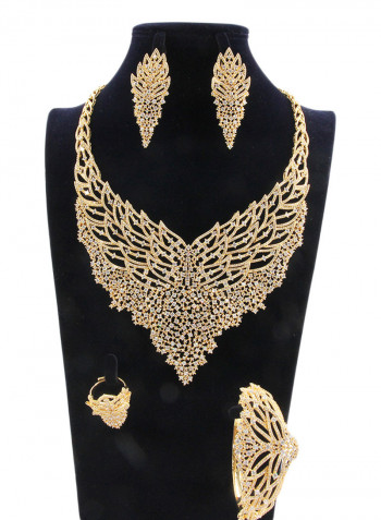 5 Piece Jaali Design Necklace Set