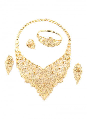 5 Piece Jaali Design Necklace Set