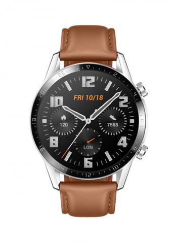 GT2 Smartwatch  Classic Edition With 14 Days Battery Pebble Brown