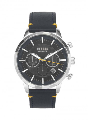 Men's Leather Chronograph Wrist Watch V WVSPEV0219