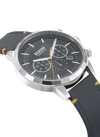Men's Leather Chronograph Wrist Watch V WVSPEV0219