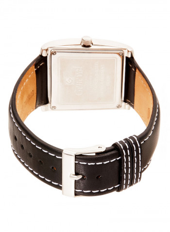 Men's Water Resistant Leather Analog Wrist Watch GL535WWB