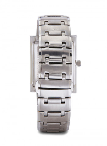 Water Resistant Stainless Steel Analog Wrist Watch Pair