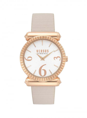 Women's Leather Analog Wrist Watch V WVSP1V0519
