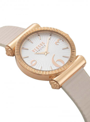 Women's Leather Analog Wrist Watch V WVSP1V0519