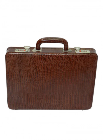 Leather Briefcase Brown