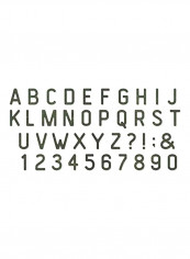Tim Holtz Letterboard Alphabet Die Black reviews Tim Holtz Letterboard Alphabet Die Black