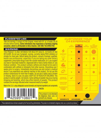 C4 Ripped Pre-Workout - Cherry Limeade - 30 Servings