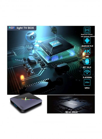 TV Set Top Box With Remote Control A95X F3 Black