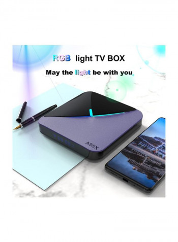 TV Set Top Box With Remote Control A95X F3 Black