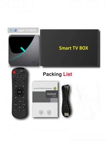 TV Set Top Box With Remote Control A95X F3 Black