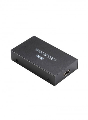 EC288 USB 3.0 HD Meeting Video Capture Box For OBS Black