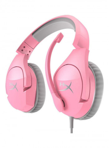 HyperX Cloud Orbit Gaming Over-Ear Headphones With Mic For PS4/PS5/XOne/XSeries/NSwitch/PC Pink