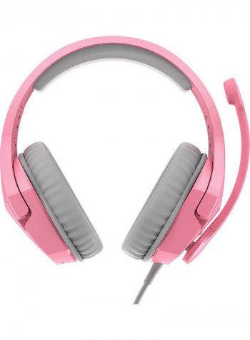 HyperX Cloud Orbit Gaming Over-Ear Headphones With Mic For PS4/PS5/XOne/XSeries/NSwitch/PC Pink