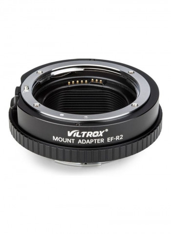 Adjustable Lens Mount Adapter Ring Black/Silver