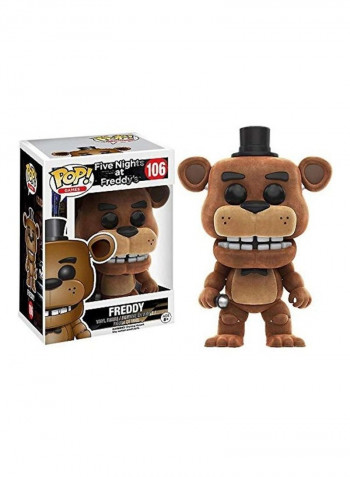 Flocked Freddy Exclusive Vinyl Figure 6 x 5 x 4inch