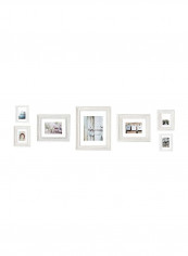 7-Piece Decorative Photo Frame Set White