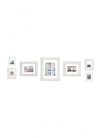 7-Piece Decorative Photo Frame Set White