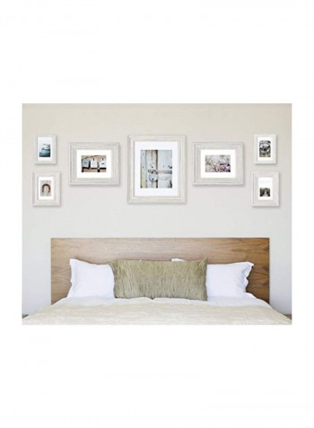 7-Piece Decorative Photo Frame Set White