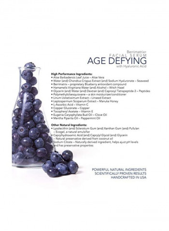 Age-Defying Facial Serum 25ml